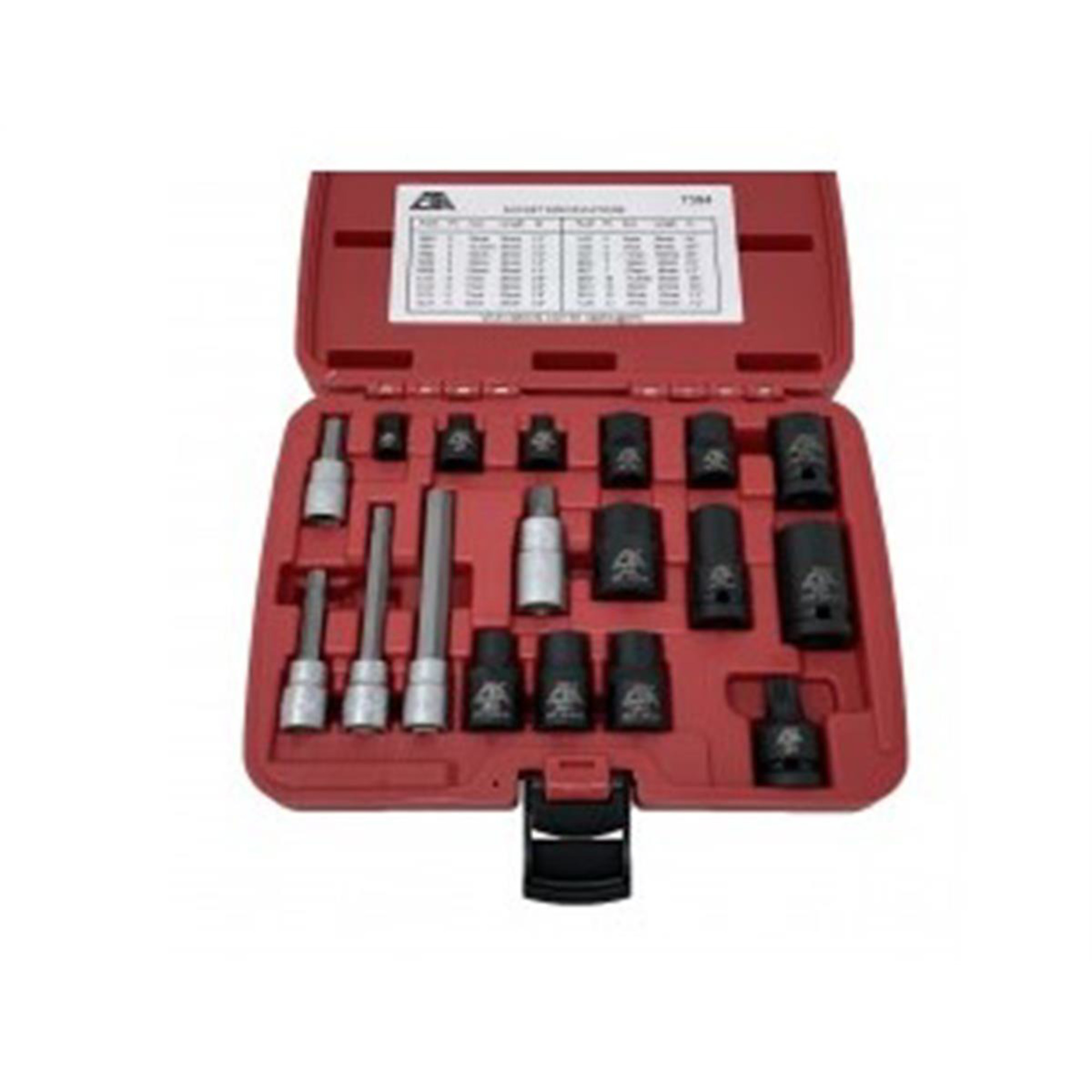 CTA Manufacturing Brake Caliper Socket Set — 18-Piece, Tamper-Proof Impact Socket, Model# CTA7394